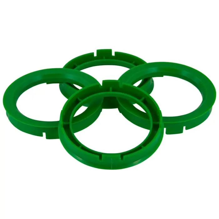 Aanrader | Centreerringen Set van 68 naar 57,1 mm groen (RONAL)